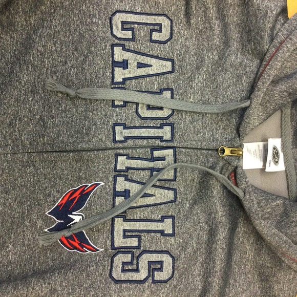 NHL Mens Capitals Full-Zip Hoodie - Picture 3 of 7